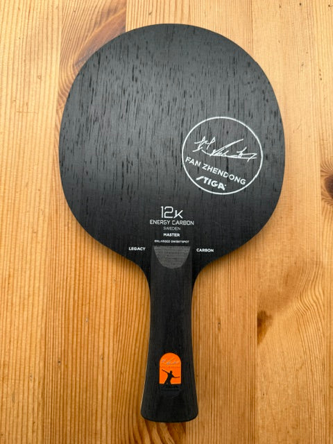 STIGA Legacy Carbon Fan Zhendong limited Box FL, 90g, neu, unbespielt in Original Koffer